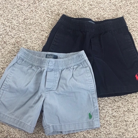 polo elastic waist shorts